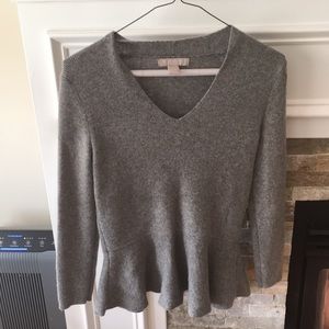 Never worn! Long sleeve gray sweater